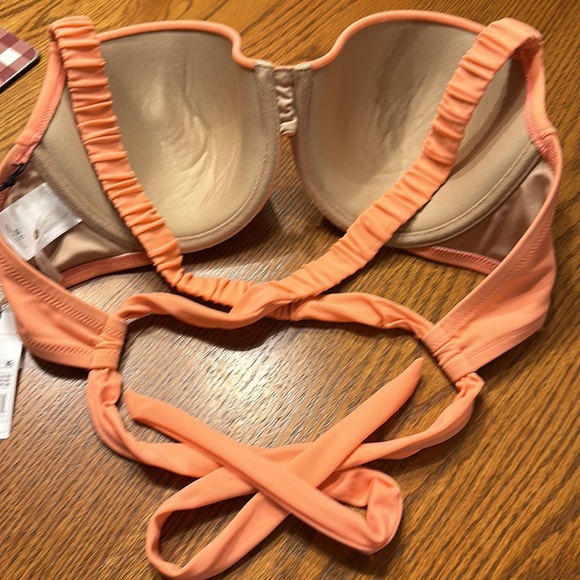 Shade & Shore Pink Lightly Lined with Lift Halter Style Underwire 36C Sw… - Picture 7 of 7